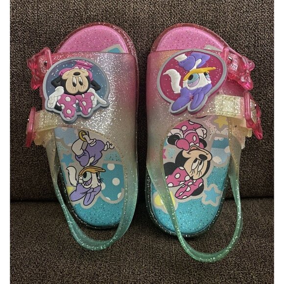 Disney Minnie Mouse & Daisy Duck Kids Sandals - Pink & Blue - Picture 2 of 6